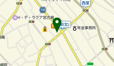 鳥道楽 稲村の地図画像