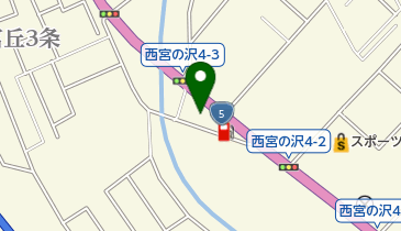 ゆで太郎 西宮の沢店の地図画像