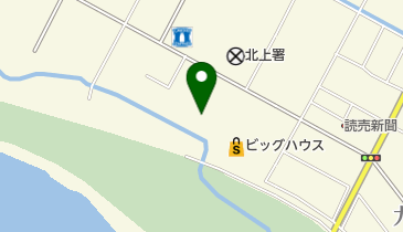 十割そば会 北上店の地図画像