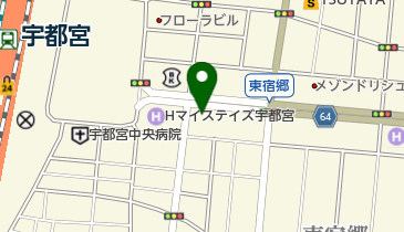 大衆肉かっぽう にく源 宇都宮駅東口店の地図画像
