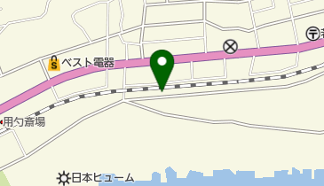 俺の肉肉うどんの地図画像