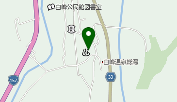 白峰特産品販売施設 菜さいの地図画像