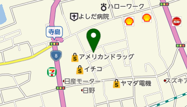 地魚料理 すし活の地図画像