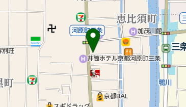 六曜社珈琲店の地図画像