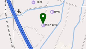 悠湯の郷 ゆさ レストラン麓の地図画像
