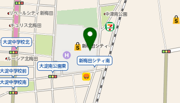 たんや舌 梅田スカイビル店の地図画像