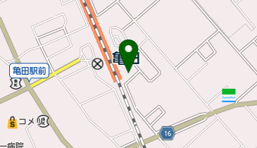 メイプルかめだの地図画像