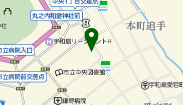 オレンジカフェひだまりの地図画像