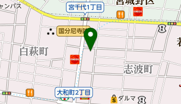 仙臺更科の地図画像