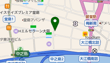 ポアール・ド・ジュネス 堂島の地図画像