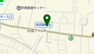 万世焼肉 所沢店の地図画像