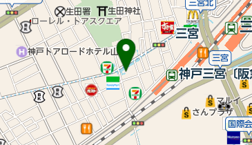 ア ラ カンパーニュ 三宮店の地図画像