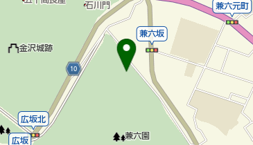 兼六園 寄観亭の地図画像