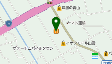 バーガーキング イオンモール出雲店の地図画像