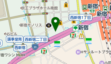 喫茶室ルノアール 新宿南口甲州街道店の地図画像