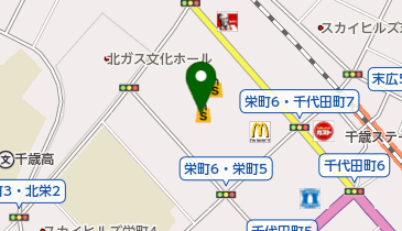 築地銀だこ イオン千歳店の地図画像