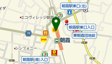 築地銀だこ エキア朝霞店の地図画像
