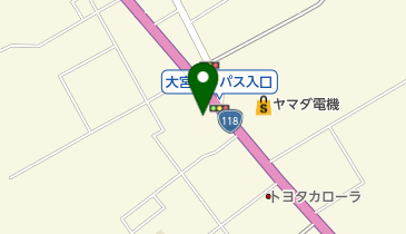 フライパンの地図画像