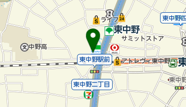 焼肉JINの地図画像