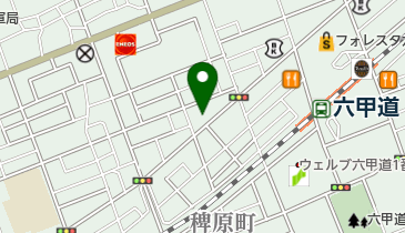 うどん直の地図画像