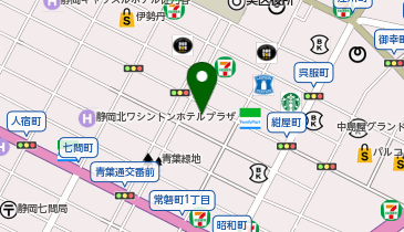 佳すい 静岡両替町の地図画像