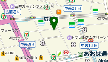キル フェ ボン 仙台の地図画像