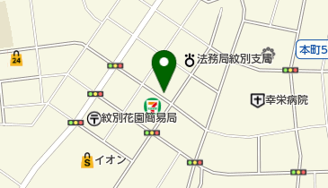 回転寿し満てんの地図画像