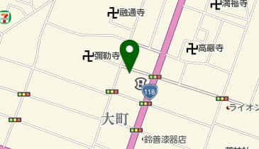 會津めごねこの地図画像