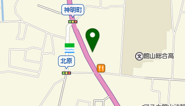 和麺家 中里の地図画像