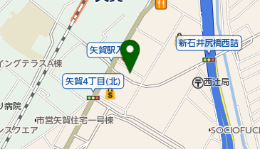 うどんの釜くらの地図画像