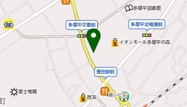 ディッパーダン イオンモール多摩平の森の地図画像