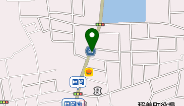 うどん料理 いなみの地図画像