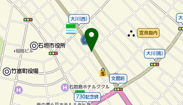 七輪焼鶏 石垣うっとりの地図画像