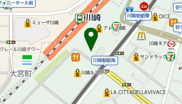 箱根ベーカリー 川崎アゼリア店の地図画像