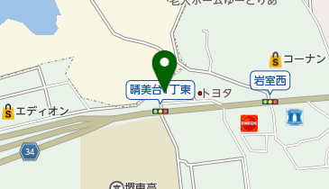 牛たん焼き 仙台辺見 堺三原台店の地図画像