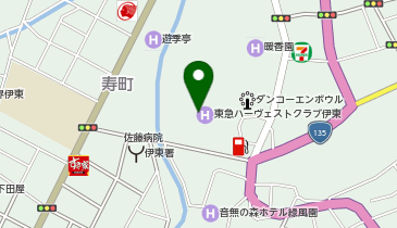 炭火会席 竹のうちの地図画像