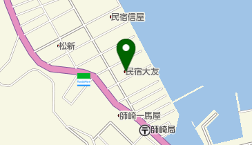 民宿大友の地図画像