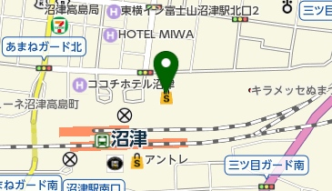 王様のカレーBiVi沼津店の地図画像