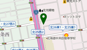カフェ 帆人の地図画像