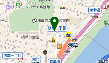Live Bar 舵輪の地図画像
