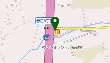 春日こまちの地図画像