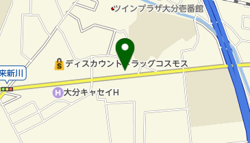 中華料理 龍の地図画像