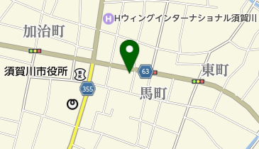 cafeとまり木の地図画像