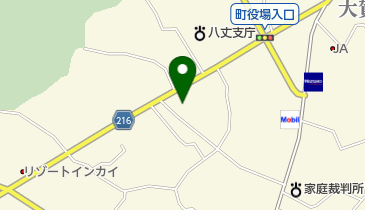 八丈島ジャージーカフェの地図画像