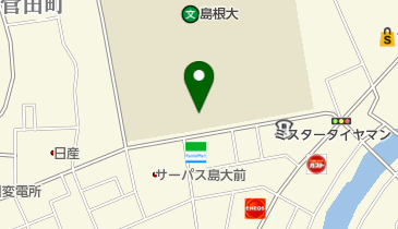 島根大学生協第一食堂の地図画像