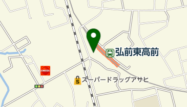 から揚げ専門店 こばしょぐ 弘前東店の地図画像