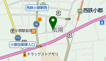 天心園パン工房panne祇園店の地図画像