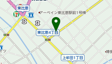 三日月屋 東比恵店の地図画像