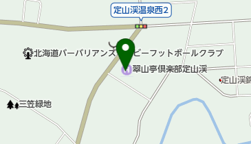 翠山亭倶楽部定山渓グリルダイニングの地図画像