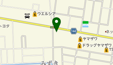 蝶谷 寒河江店の地図画像